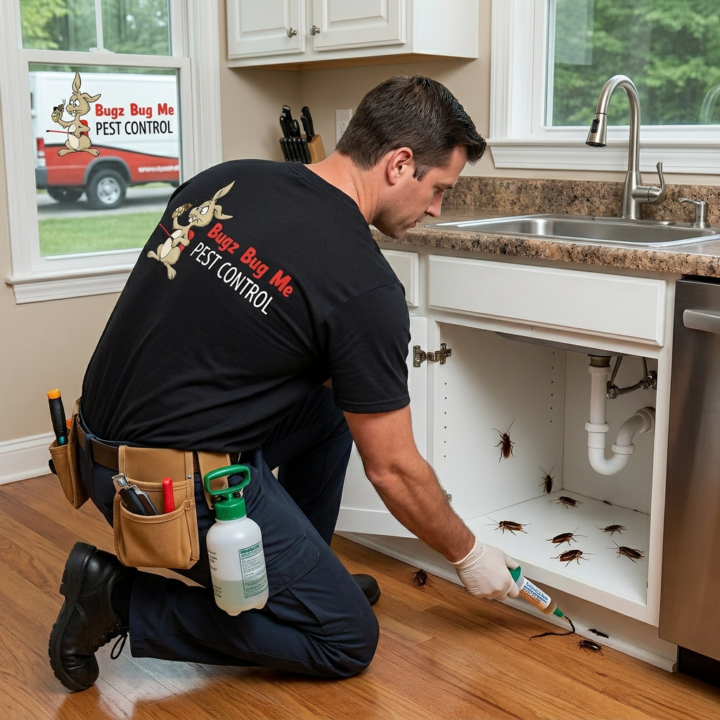 bugzbugme cockroach control residential home spray service