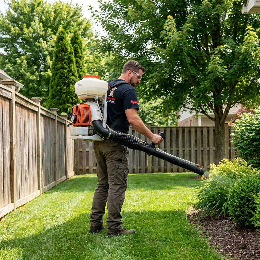mosquito breeding standing water yard elimination service
