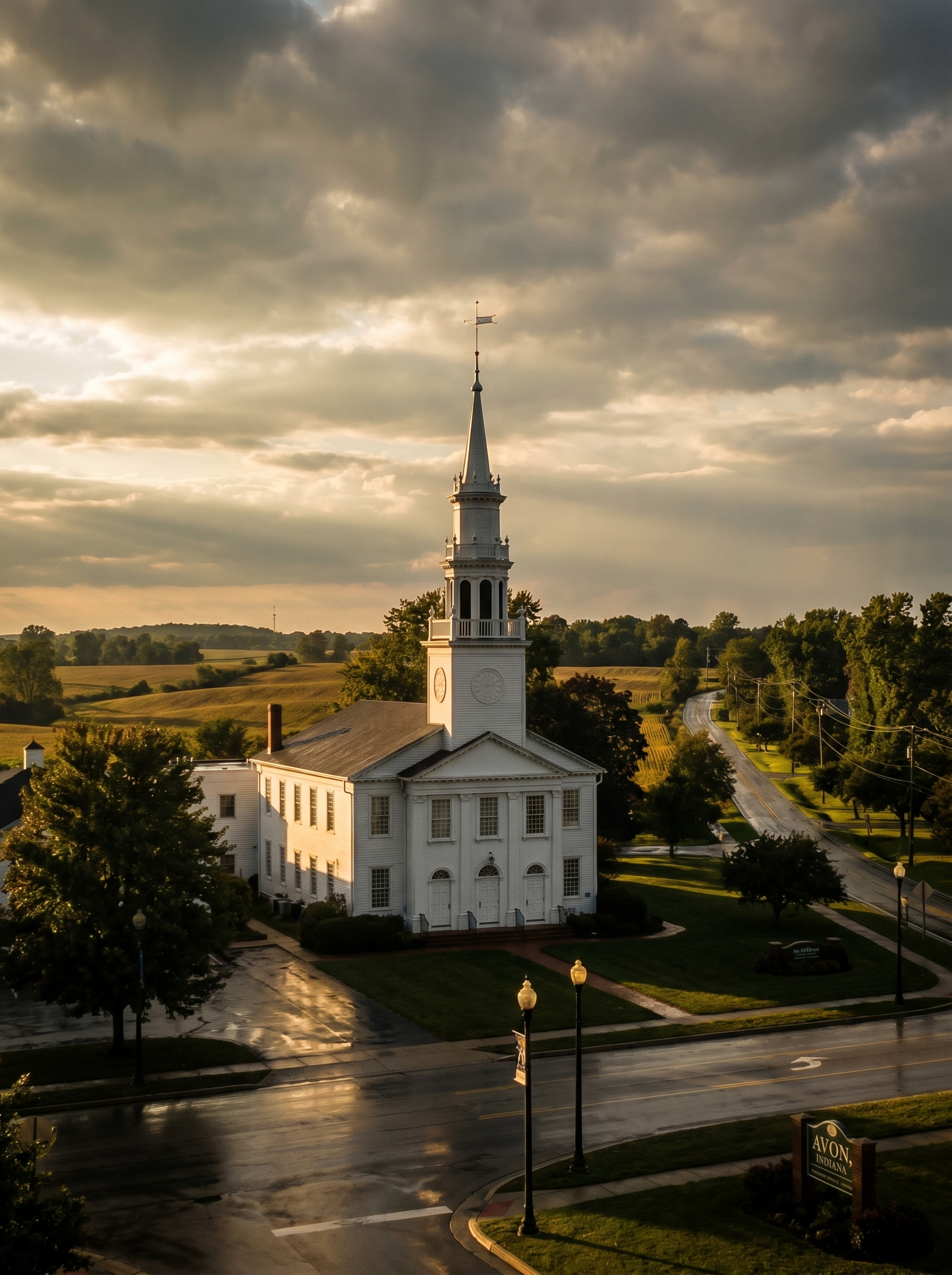 shot of avon , Indiana